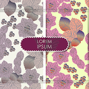 Vector floral seamless pattern - vector clip art