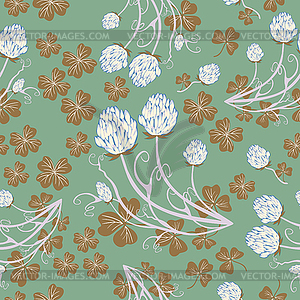 Happy St.Patrick`s Day. Seamless pattern - vector image