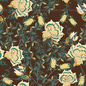  floral seamless pattern  Abstract beautiful vector ill - vector clip art