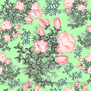  floral seamless pattern  Abstract beautiful vector ill - vector image