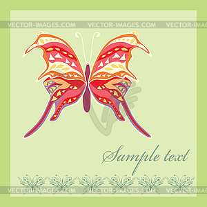 Butterfly. Vector art isolated - vector image