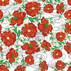 Floral seamless pattern - vector image