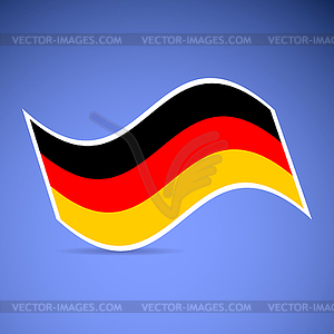 Germany flag - vector clip art