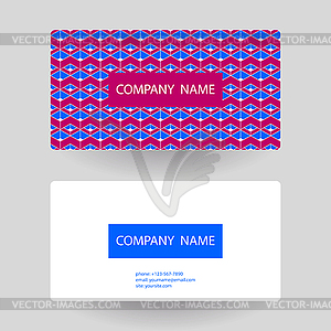 Business card - vector image