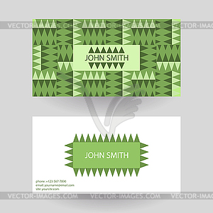 Business card - vector image