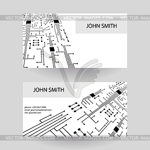 Business card - vector clipart