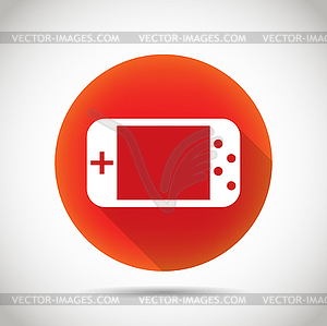 Game console - vector EPS clipart