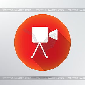 Video camera icon - vector image