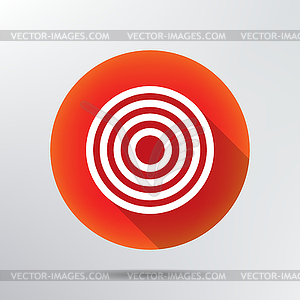 Target icon - vector clipart