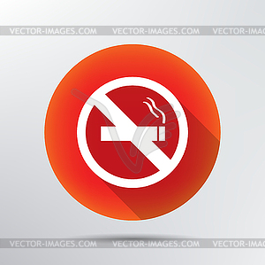 No smoking icon - vector EPS clipart