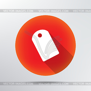 Label icon - vector clip art