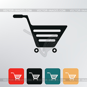 Cart icon - vector image