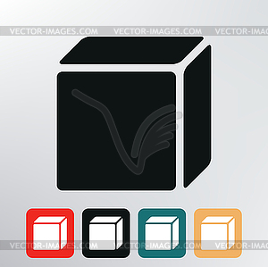 Icon box - vector image