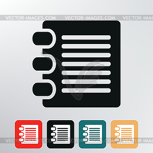 Document icon - vector image