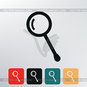 Magnifier icon - vector clip art