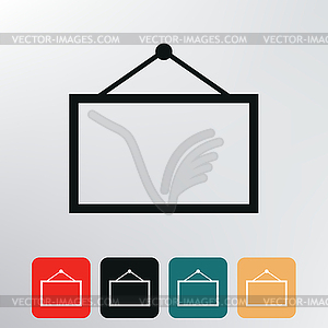 Frame icon - vector image