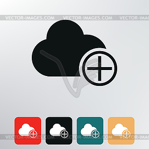 Cloud icon - vector image