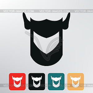 Helmet knight icon - vector clipart