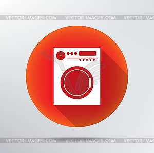 Washing machine icon - vector clipart