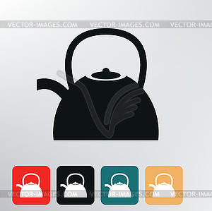 Kettle icon - vector clipart