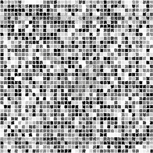 Square seamless black and white - vector image