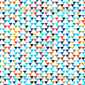 Watercolor textured triangle seamless - vector clipart