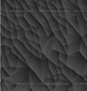 Abstract black polygonal simple - vector clipart