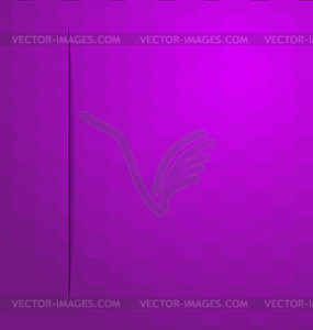 Purple hexagonal mosaic - vector image