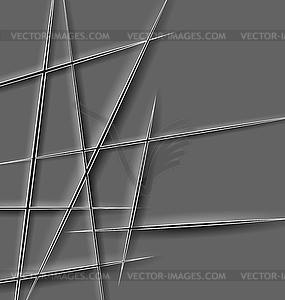 Paper cut lines - vector EPS clipart