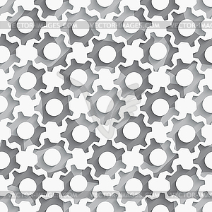 Seamless gears background layered - vector image