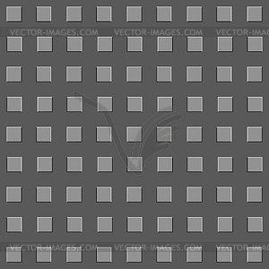 Темно-серые квадраты бесшовные - векторное изображение
