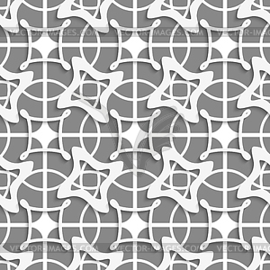 Gray geometric with layering - vector image