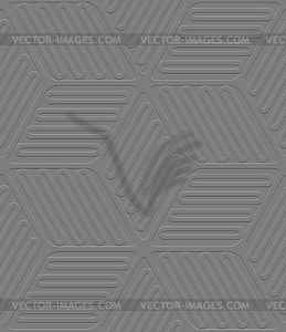 Строки и овалы серый тиснением бесшовные - изображение в векторе