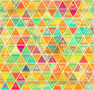 Triangular vintage grange seamless - vector image