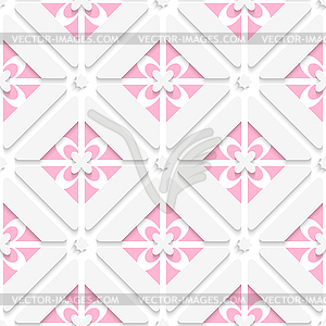 Диагональ розовый флористика шаблон - векторное графическое изображение
