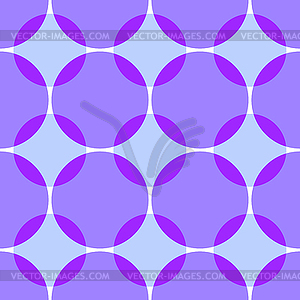 Colored intersecting circles seamless - vector clipart