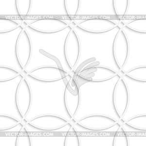 Simple intersecting circles seamless - vector image