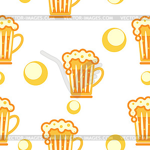 Seamless pattern: cold drinks - vector clip art