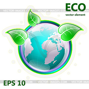 Element for design, ecology - vector clipart