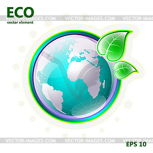 Element for design, ecology - vector image