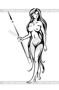 Nude Woman Vector