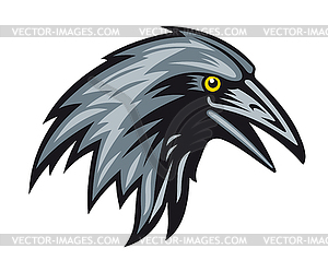 Black raven - royalty-free vector image