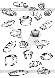 Bäckerei-Set - Vector-Clipart / Vektor-Bild