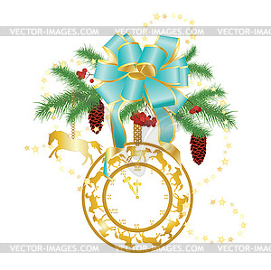 Christmas decorations - vector clip art