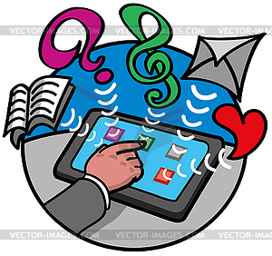 Touchpad - vector image