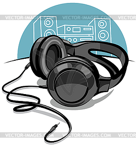 Headphones - vector clipart