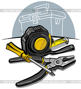 Hand tools - vector image