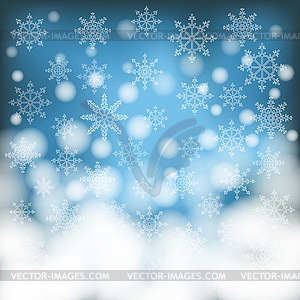 Рождественская открытка - векторное графическое изображение