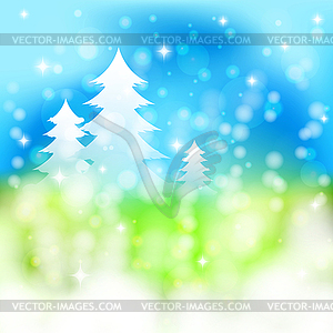 Christmas background - vector image