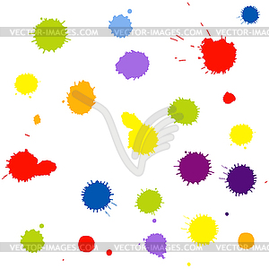 Seamless pattern background with blots - vector image